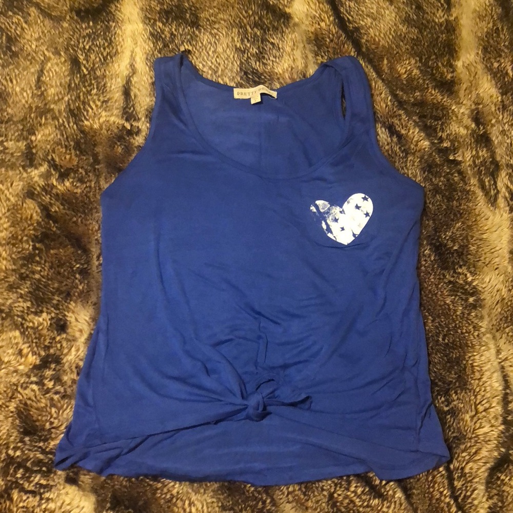 Blue tank